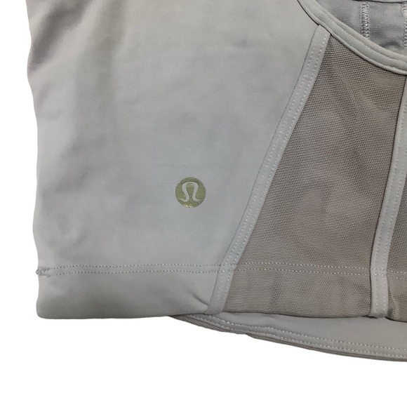 Lululemon Principal Dancer Corsetry Bra Silver Lilac Sz 4 - Picture 7 of 9